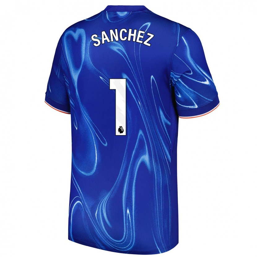 Danxen Kid Robert Sánchez #1 Blue White Home Jersey 2024/25 T-Shirt