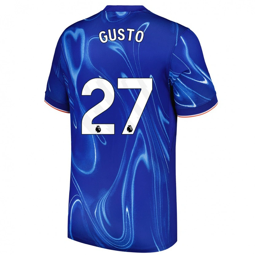 Danxen Kid Malo Gusto #27 Blue White Home Jersey 2024/25 T-Shirt