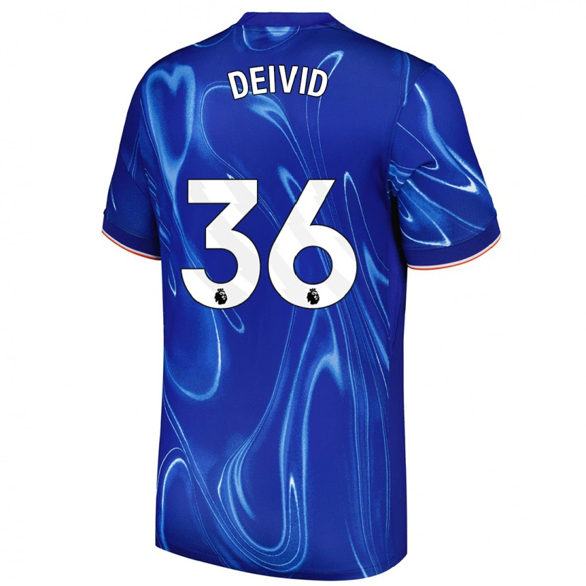 Danxen Kid Deivid Washington #36 Blue White Home Jersey 2024/25 T-Shirt