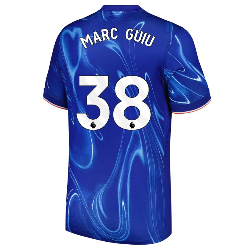 Danxen Kid Marc Guiu #38 Blue White Home Jersey 2024/25 T-Shirt