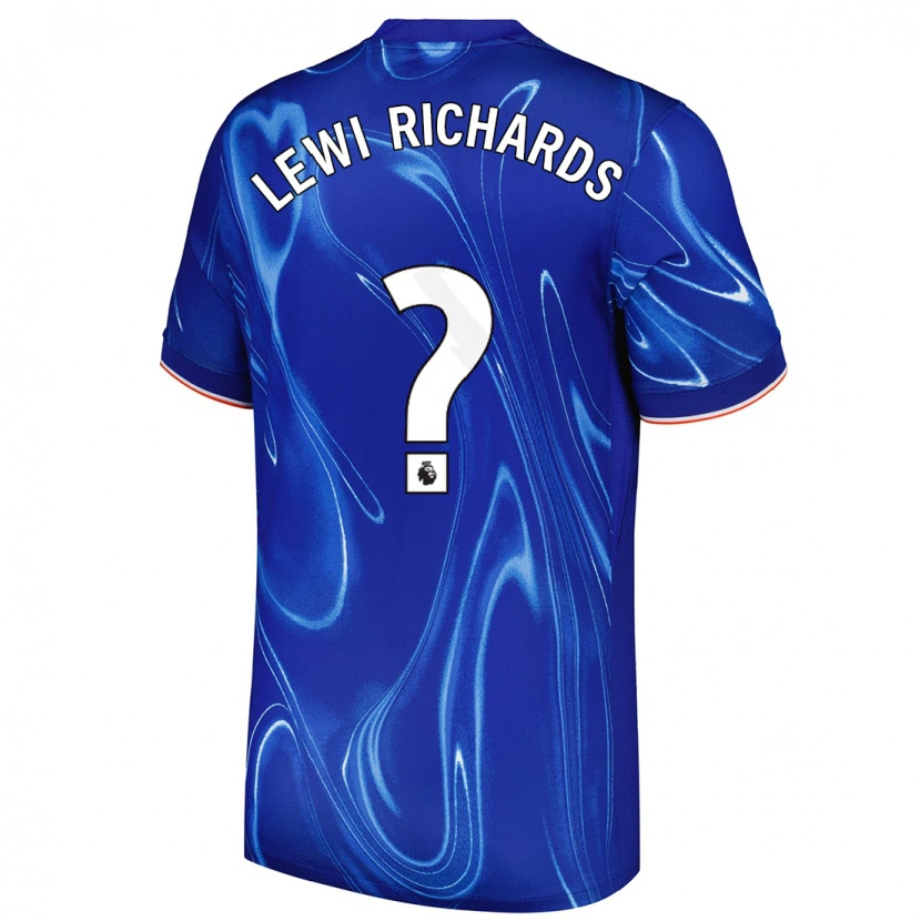 Danxen Kid Lewi Richards #0 Blue White Home Jersey 2024/25 T-Shirt