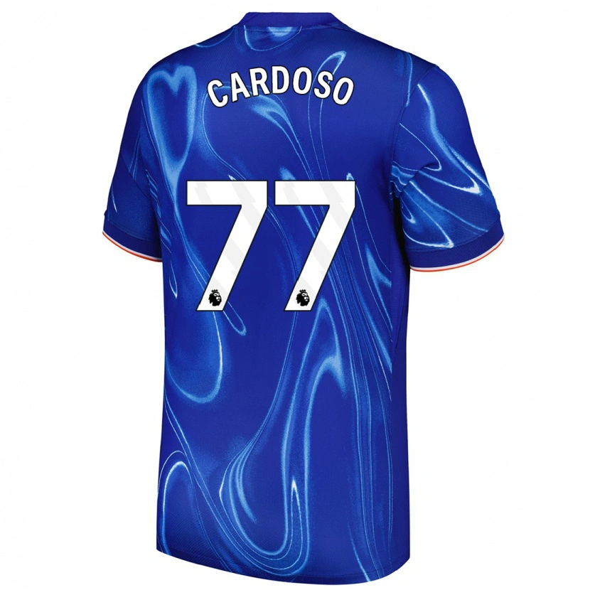 Danxen Kid Leo Cardoso #77 Blue White Home Jersey 2024/25 T-Shirt