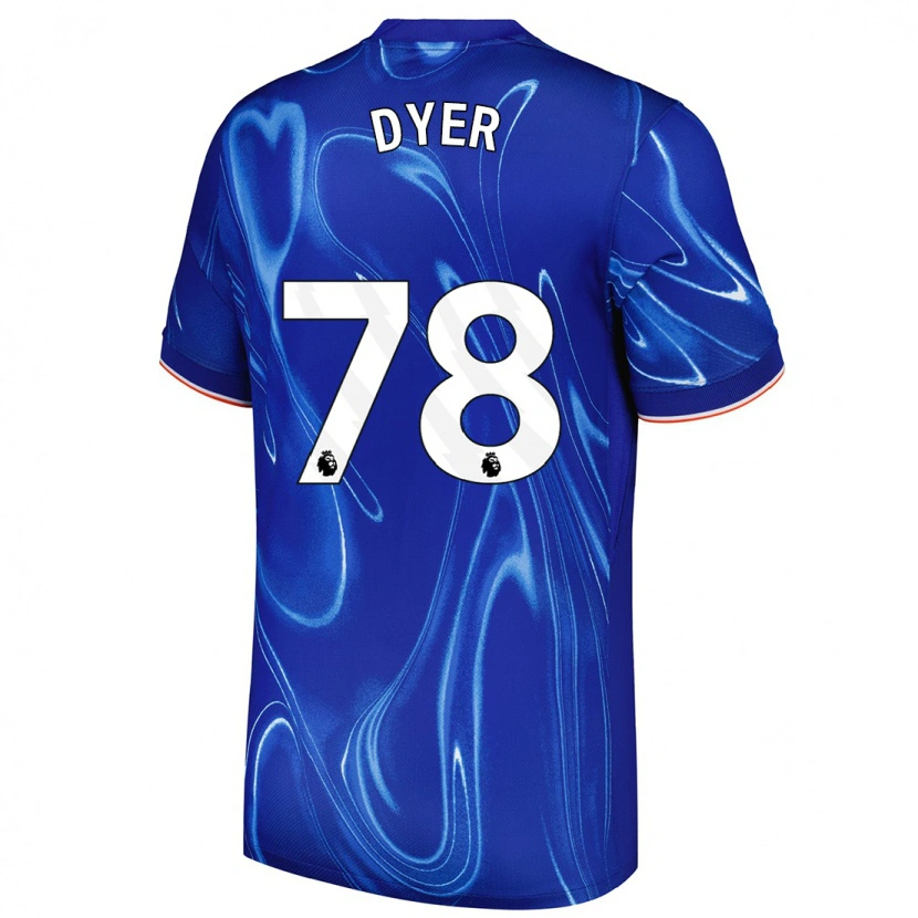 Danxen Kid Kiano Dyer #78 Blue White Home Jersey 2024/25 T-Shirt