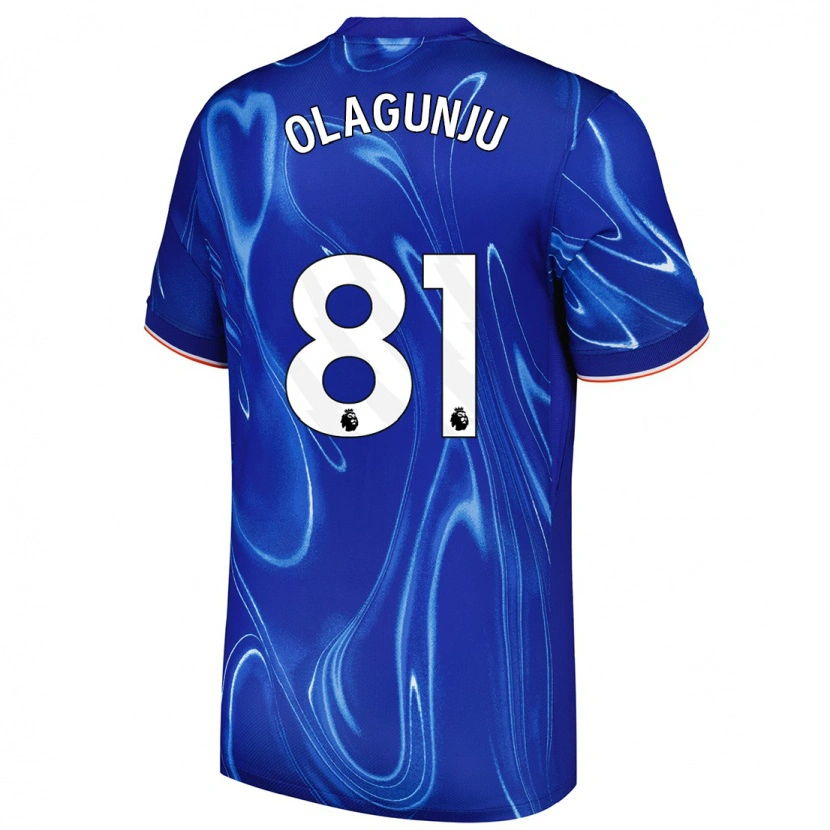 Danxen Kid Saheed Olagunju #81 Blue White Home Jersey 2024/25 T-Shirt