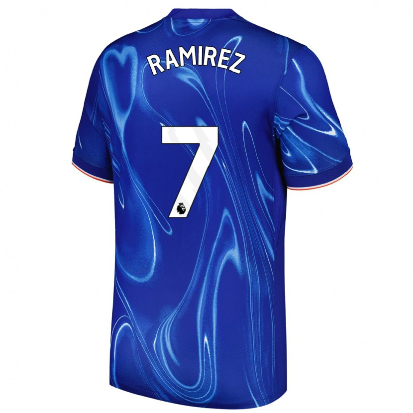 Danxen Kid Mayra Ramírez #7 Blue White Home Jersey 2024/25 T-Shirt