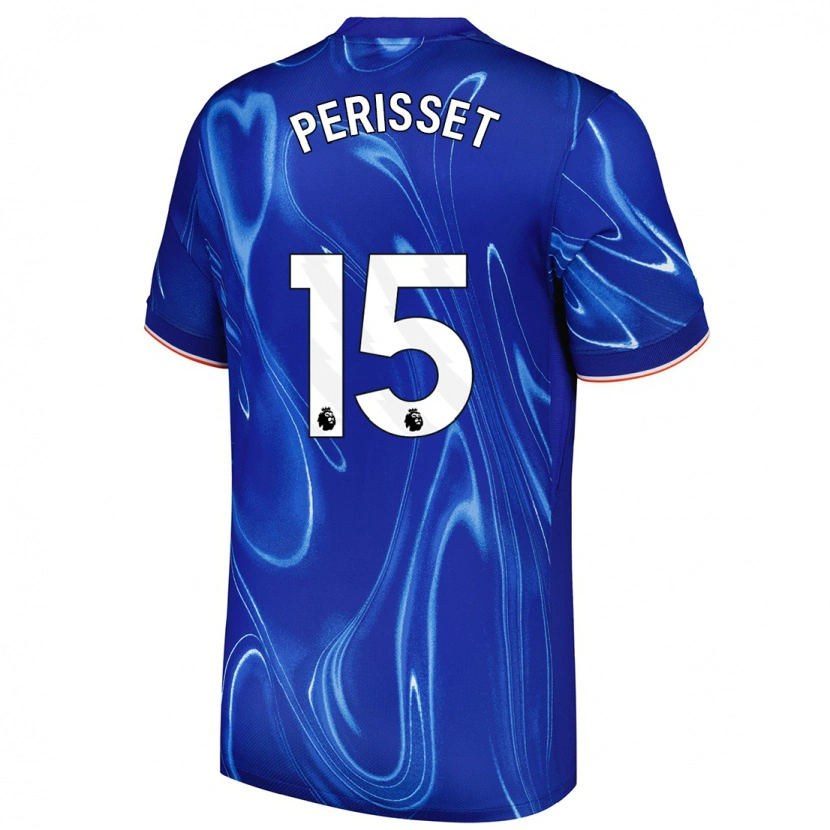 Danxen Kid Ève Périsset #15 Blue White Home Jersey 2024/25 T-Shirt