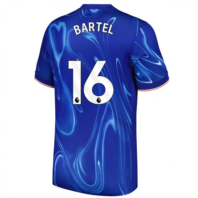 Danxen Kid Júlia Bartel #16 Blue White Home Jersey 2024/25 T-Shirt