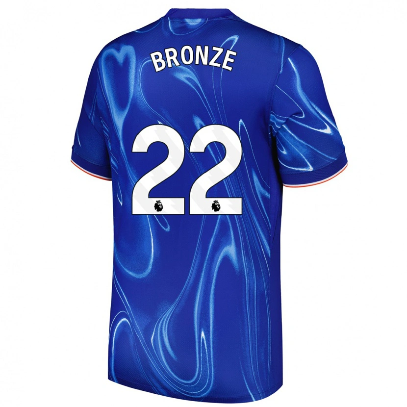 Danxen Kid Lucy Bronze #22 Blue White Home Jersey 2024/25 T-Shirt