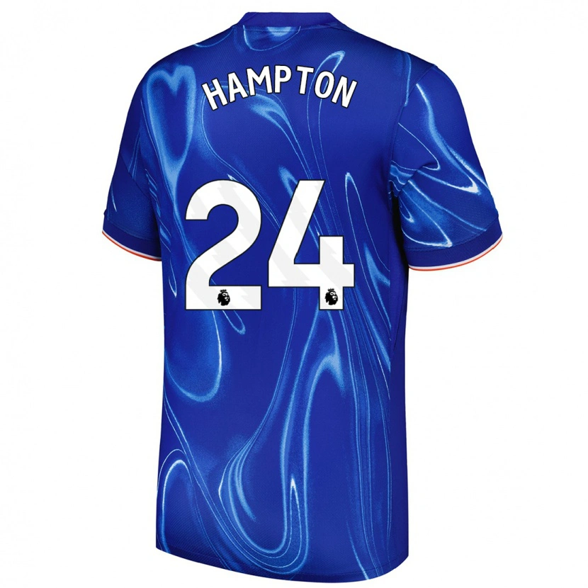 Danxen Kid Hannah Hampton #24 Blue White Home Jersey 2024/25 T-Shirt