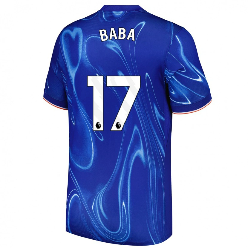 Danxen Kid Abdul-Rahman Baba #17 Blue White Home Jersey 2024/25 T-Shirt