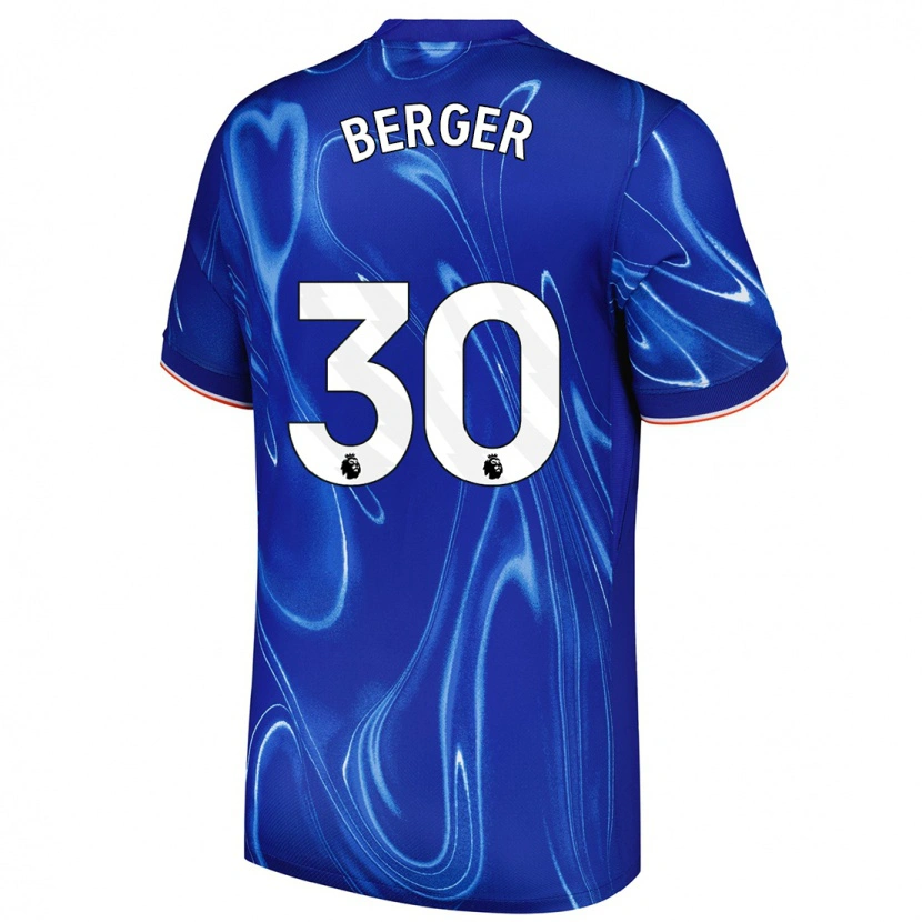 Danxen Kid Ann-Katrin Berger #30 Blue White Home Jersey 2024/25 T-Shirt