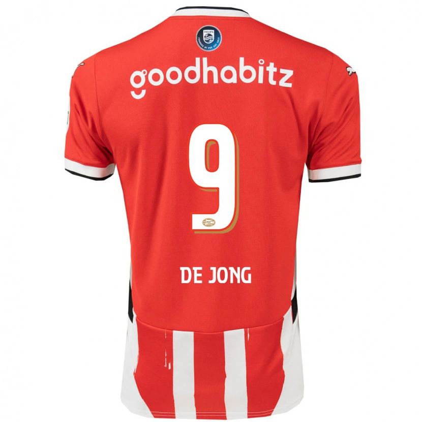 Danxen Kid Luuk De Jong #9 Red White Home Jersey 2024/25 T-Shirt