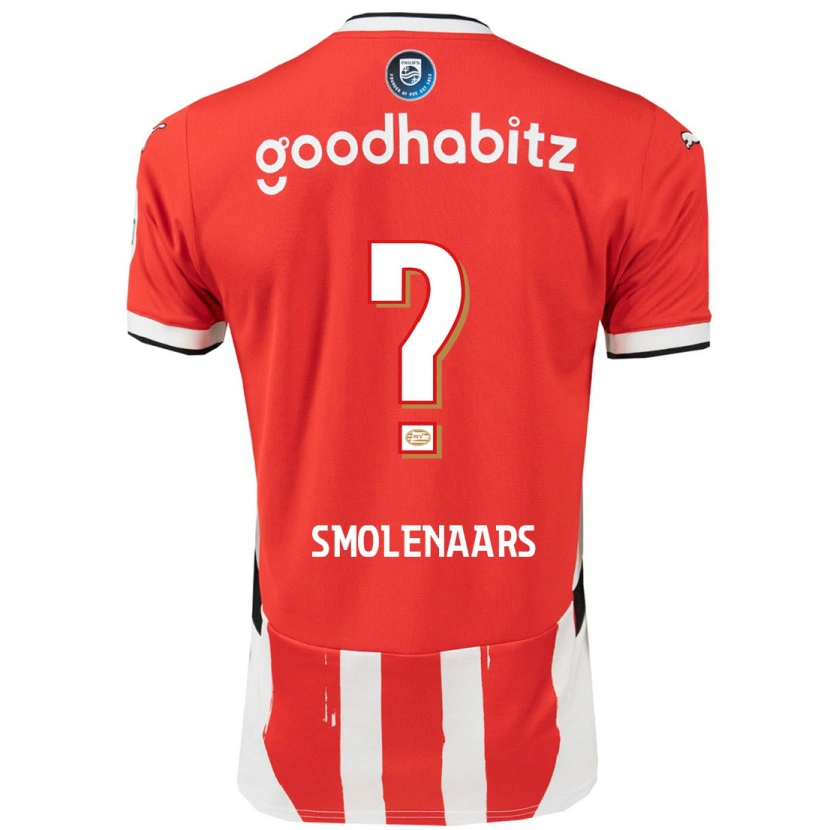 Danxen Kid Tijn Smolenaars #0 Red White Home Jersey 2024/25 T-Shirt