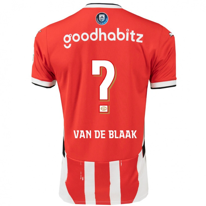 Danxen Kid Emmanuel Van De Blaak #0 Red White Home Jersey 2024/25 T-Shirt