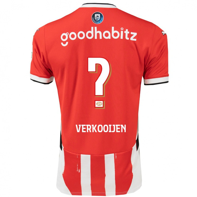 Danxen Kid Nicolas Verkooijen #0 Red White Home Jersey 2024/25 T-Shirt