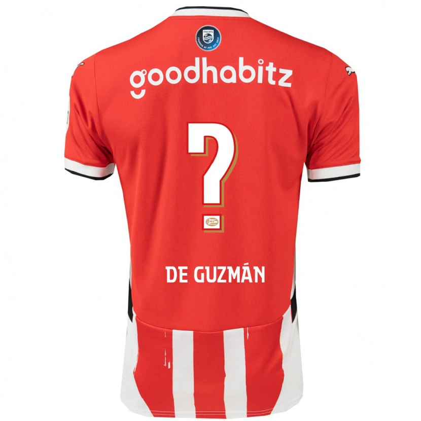 Danxen Kid Jaden De Guzmán #0 Red White Home Jersey 2024/25 T-Shirt