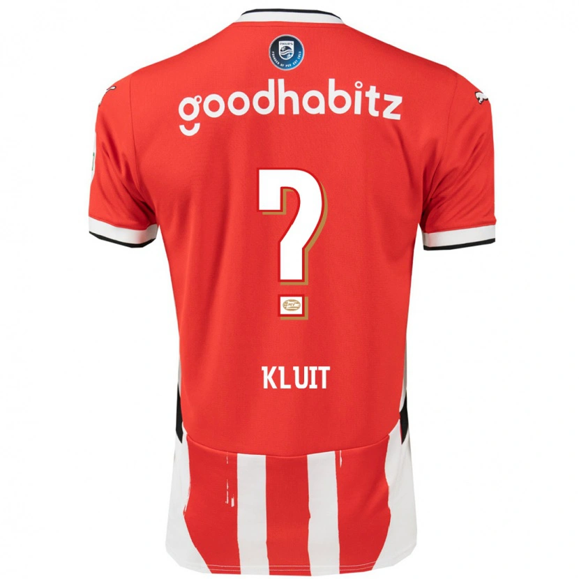 Danxen Kid Fabio Kluit #0 Red White Home Jersey 2024/25 T-Shirt