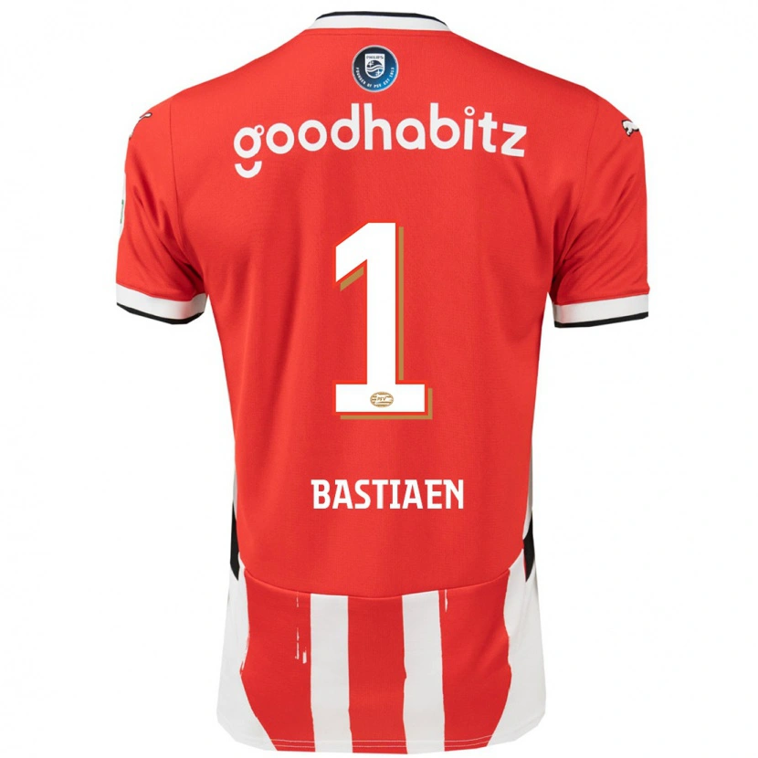 Danxen Kid Femke Bastiaen #1 Red White Home Jersey 2024/25 T-Shirt