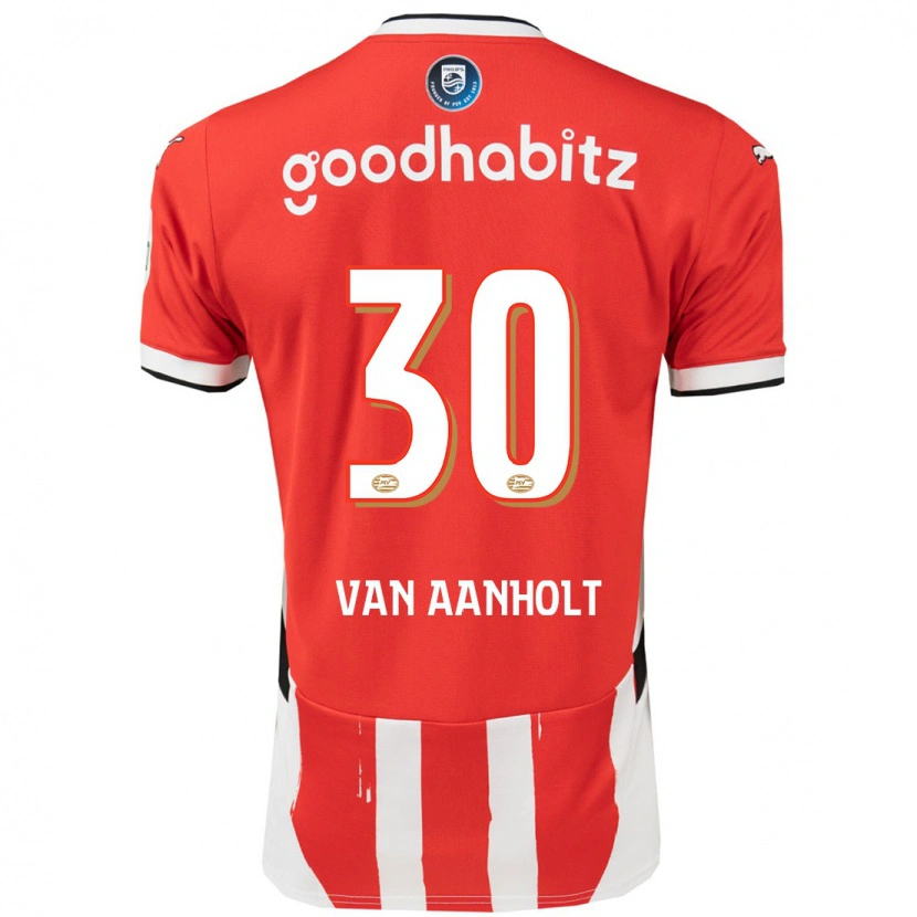 Danxen Kid Patrick Van Aanholt #30 Red White Home Jersey 2024/25 T-Shirt