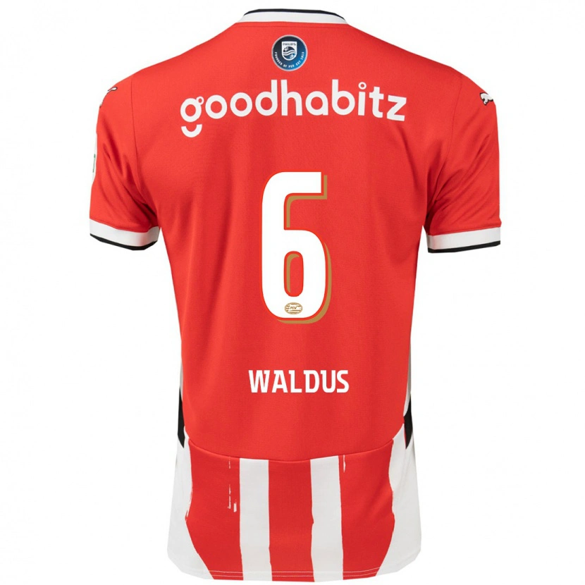 Danxen Kid Maruschka Waldus #6 Red White Home Jersey 2024/25 T-Shirt