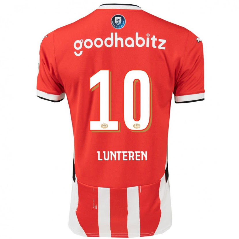 Danxen Kid Desiree Van Lunteren #10 Red White Home Jersey 2024/25 T-Shirt