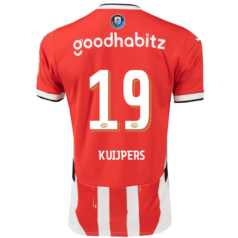 Danxen Kid Jeslynn Kuijpers #19 Red White Home Jersey 2024/25 T-Shirt