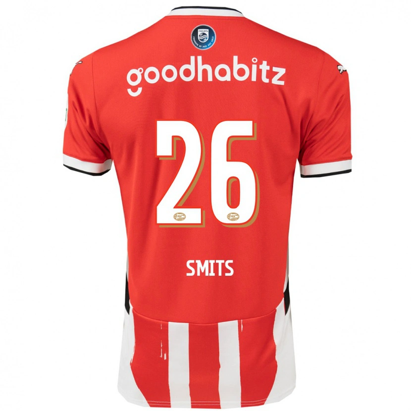 Danxen Kid Eef Smits #26 Red White Home Jersey 2024/25 T-Shirt