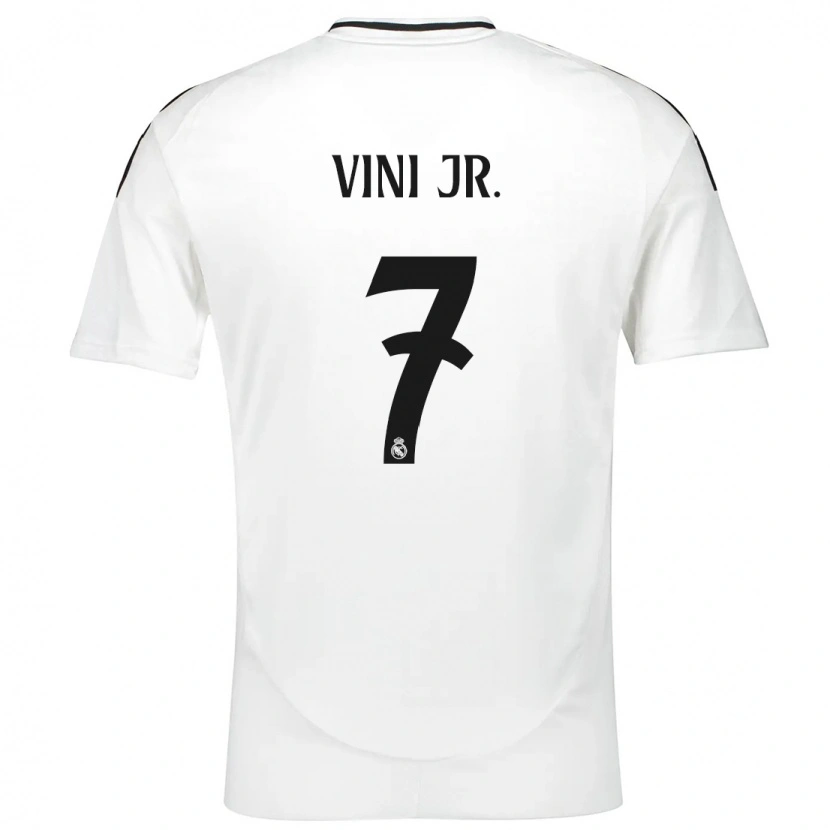 Danxen Kid Vinicius Junior #7 White Home Jersey 2024/25 T-Shirt