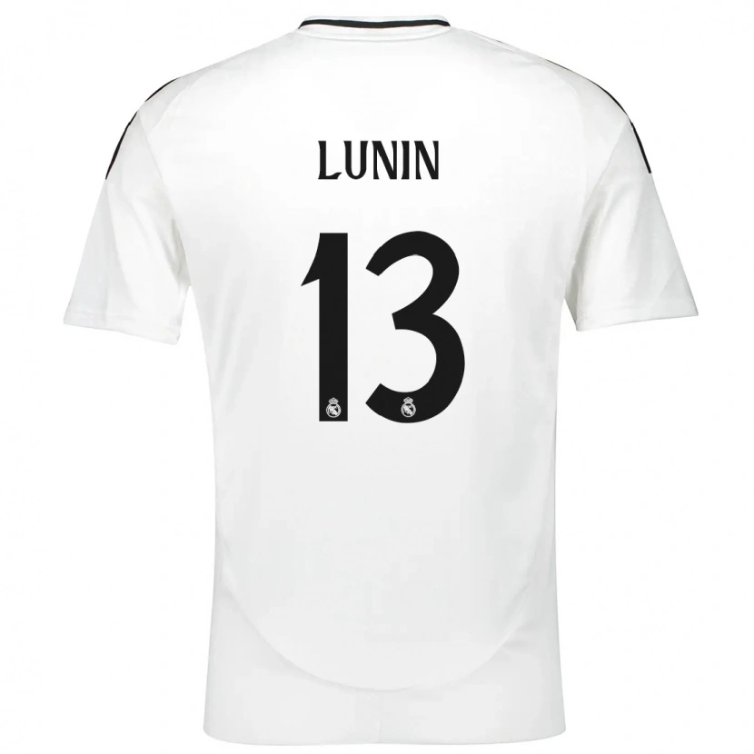 Danxen Kid Andriy Lunin #13 White Home Jersey 2024/25 T-Shirt