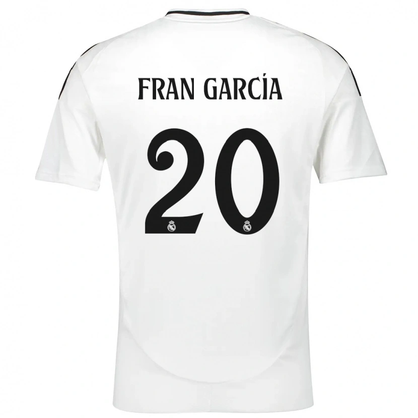 Danxen Kid Fran García #20 White Home Jersey 2024/25 T-Shirt