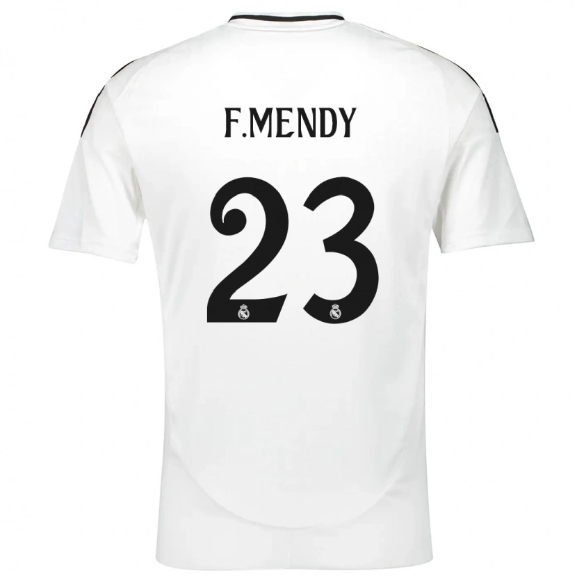 Danxen Kid Ferland Mendy #23 White Home Jersey 2024/25 T-Shirt