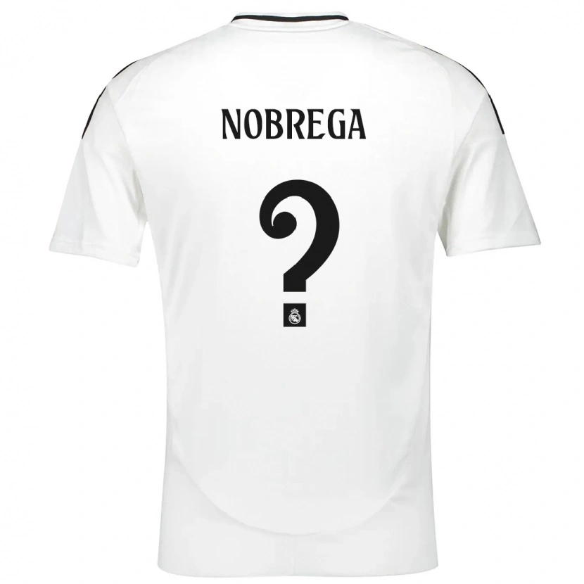 Danxen Kid Abraham Nobrega #0 White Home Jersey 2024/25 T-Shirt