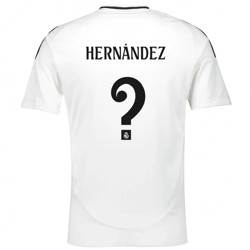 Danxen Kid Enaitz Hernández #0 White Home Jersey 2024/25 T-Shirt