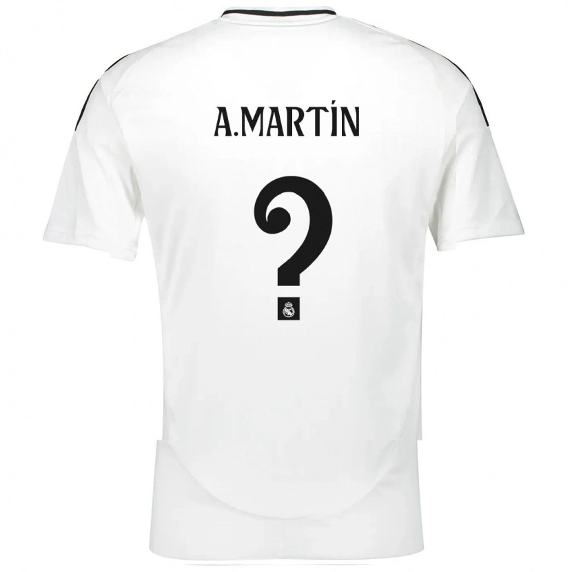 Danxen Kid Álex Martín #0 White Home Jersey 2024/25 T-Shirt