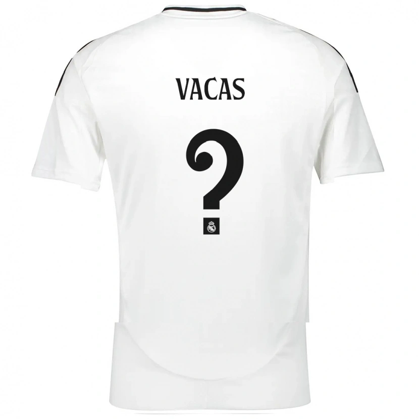 Danxen Kid Juan Vacas #0 White Home Jersey 2024/25 T-Shirt