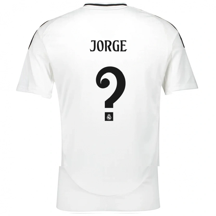 Danxen Kid Jorge García #0 White Home Jersey 2024/25 T-Shirt