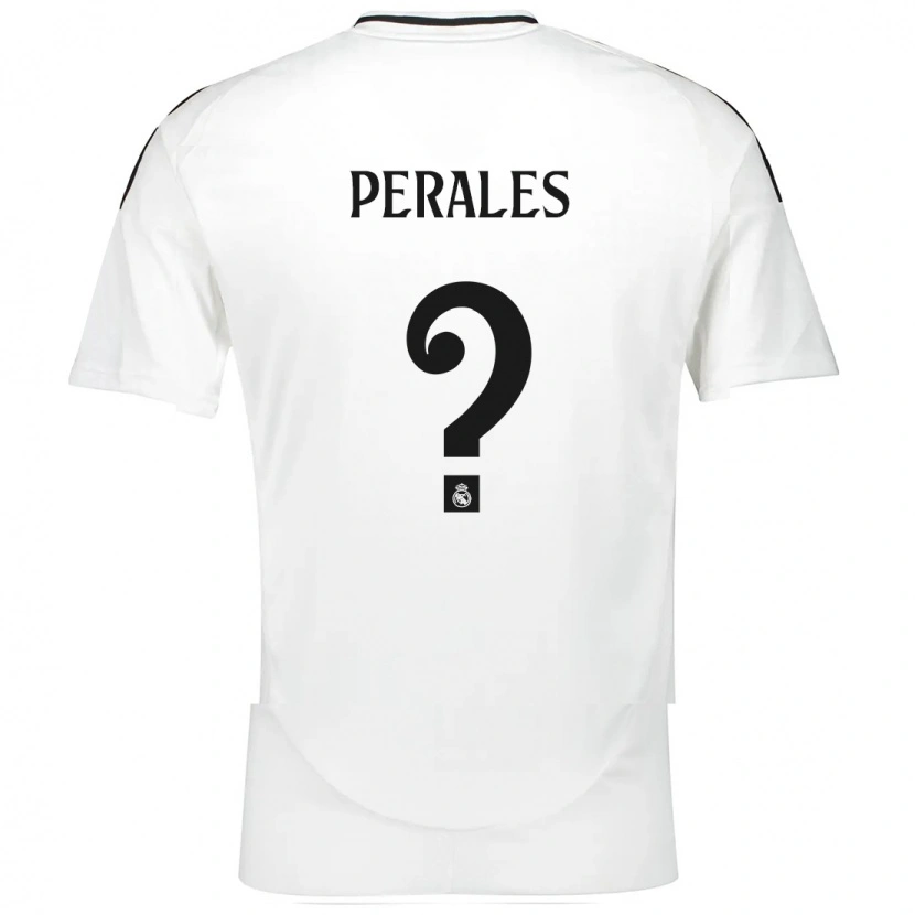 Danxen Kid Miguel Perales #0 White Home Jersey 2024/25 T-Shirt