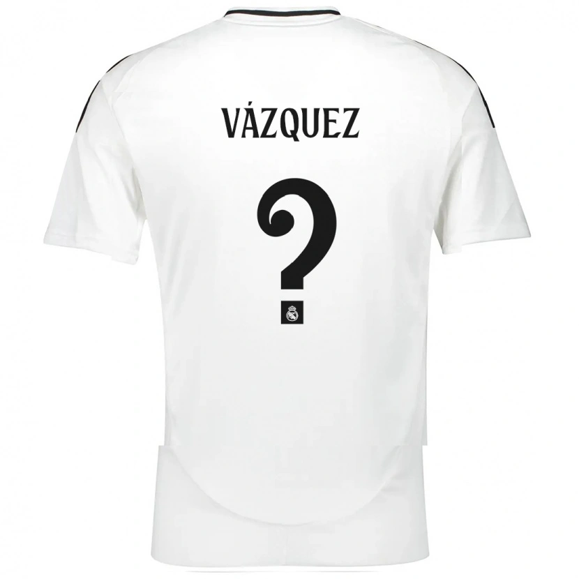 Danxen Kid Erik Vázquez #0 White Home Jersey 2024/25 T-Shirt