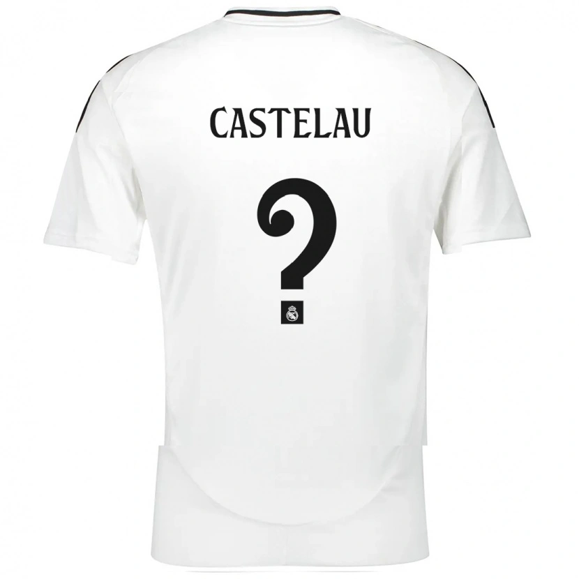 Danxen Kid Alber Castelau #0 White Home Jersey 2024/25 T-Shirt