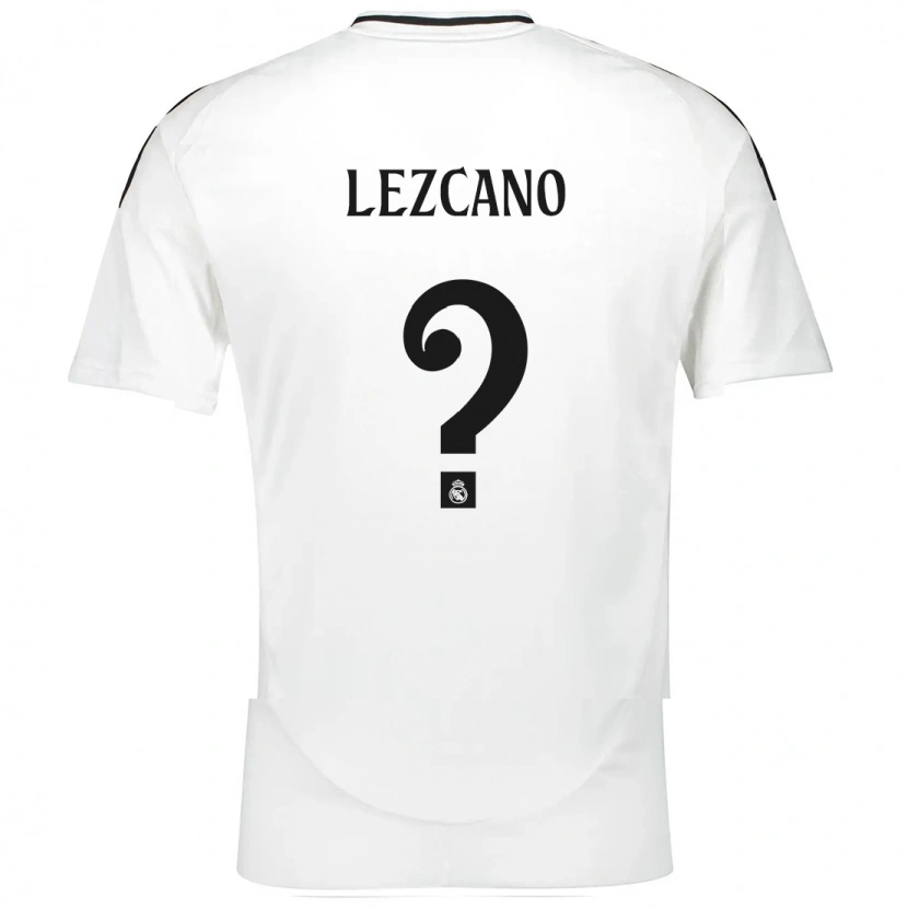 Danxen Kid Álvaro Lezcano #0 White Home Jersey 2024/25 T-Shirt