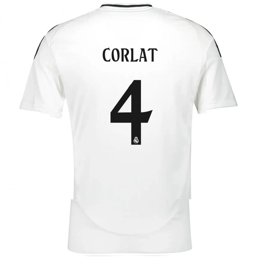 Danxen Kid Edu Corlat #4 White Home Jersey 2024/25 T-Shirt