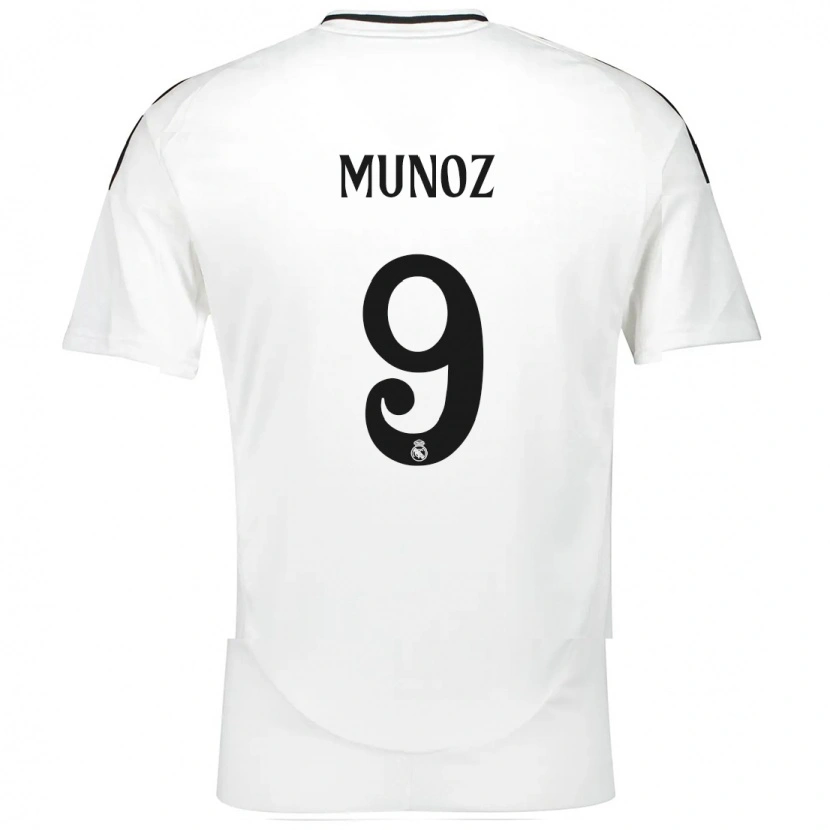 Danxen Kid Víctor Muñoz #9 White Home Jersey 2024/25 T-Shirt