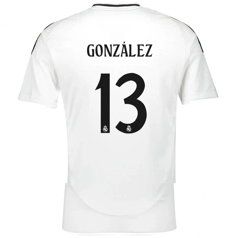 Danxen Kid Fran González #13 White Home Jersey 2024/25 T-Shirt