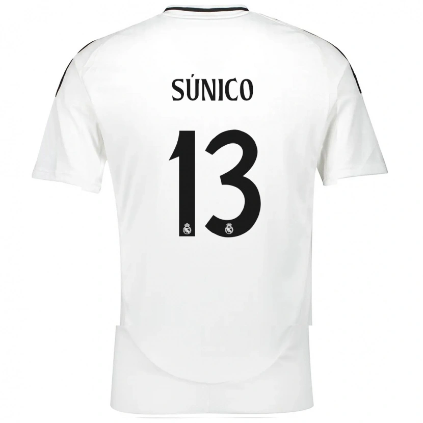 Danxen Kid Guille Súnico #13 White Home Jersey 2024/25 T-Shirt