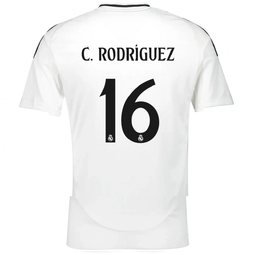 Danxen Kid Carlos Rodríguez #16 White Home Jersey 2024/25 T-Shirt