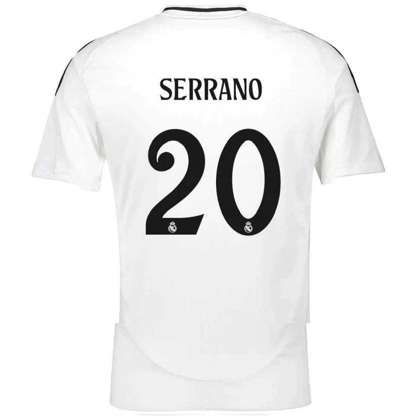 Danxen Kid Manu Serrano #20 White Home Jersey 2024/25 T-Shirt