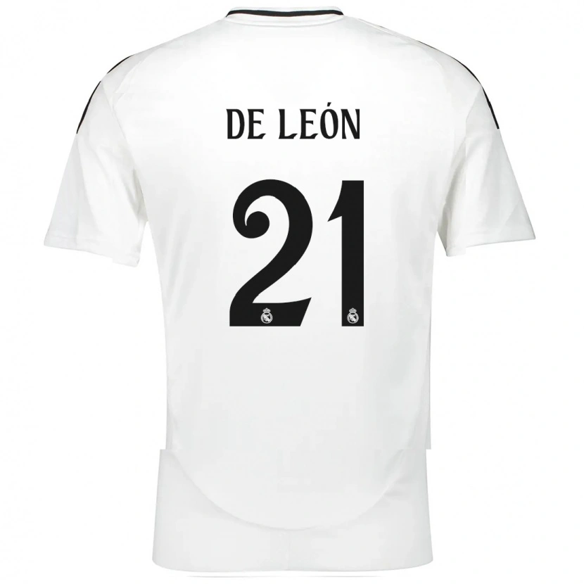 Danxen Kid Jeremy De León #21 White Home Jersey 2024/25 T-Shirt