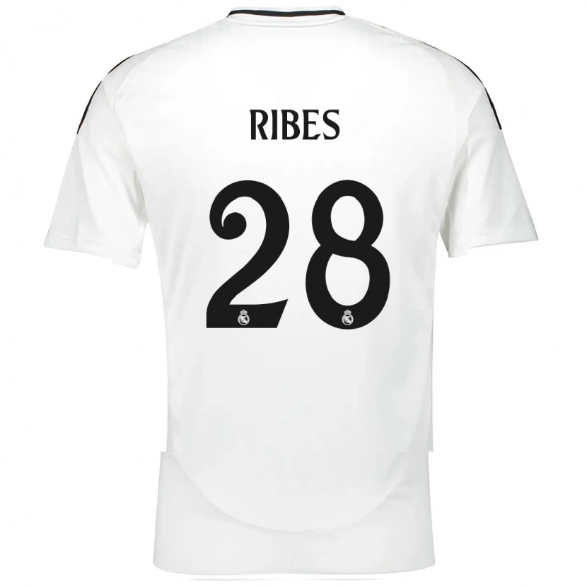 Danxen Kid Kike Ribes #28 White Home Jersey 2024/25 T-Shirt