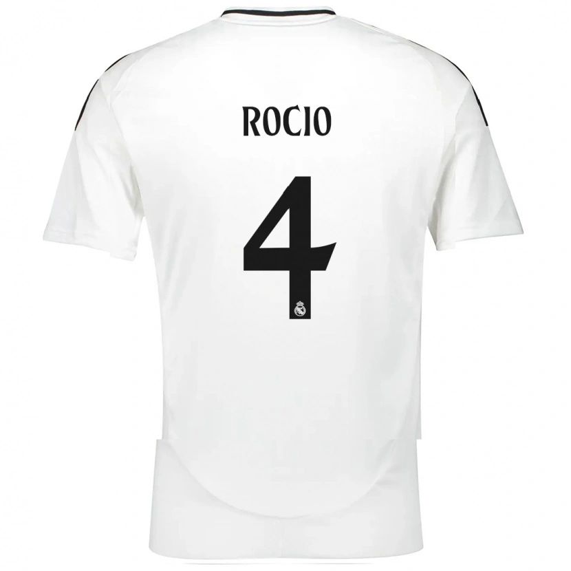 Danxen Kid Rocío Gálvez #4 White Home Jersey 2024/25 T-Shirt