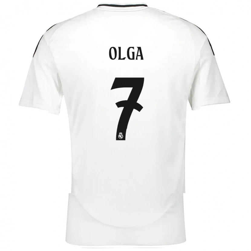 Danxen Kid Olga Carmona #7 White Home Jersey 2024/25 T-Shirt